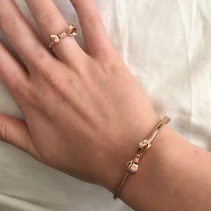 Kate spade bracelet with matching ring